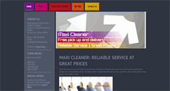 Desktop Screenshot of maxicleaner.com